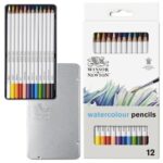 W&N 12 Watercolour Pencils in a tin