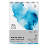 WN WATERCOLOUR PAD WIRE-O COLD 300 A3