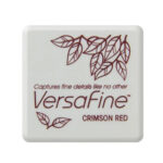 Versafine small inkpad crimson red