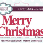 Sue Wilson Merry Christmas 2pc