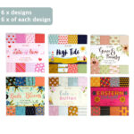 6x6" Paper Pad Astd 120gsm 30sheets